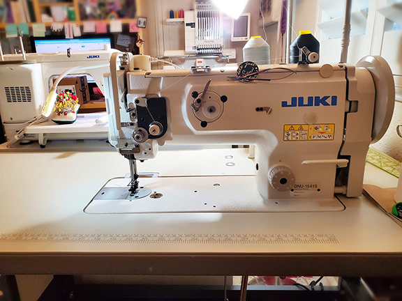 JUKI DNU-1541 Máquina de coser industrial del pie que camina