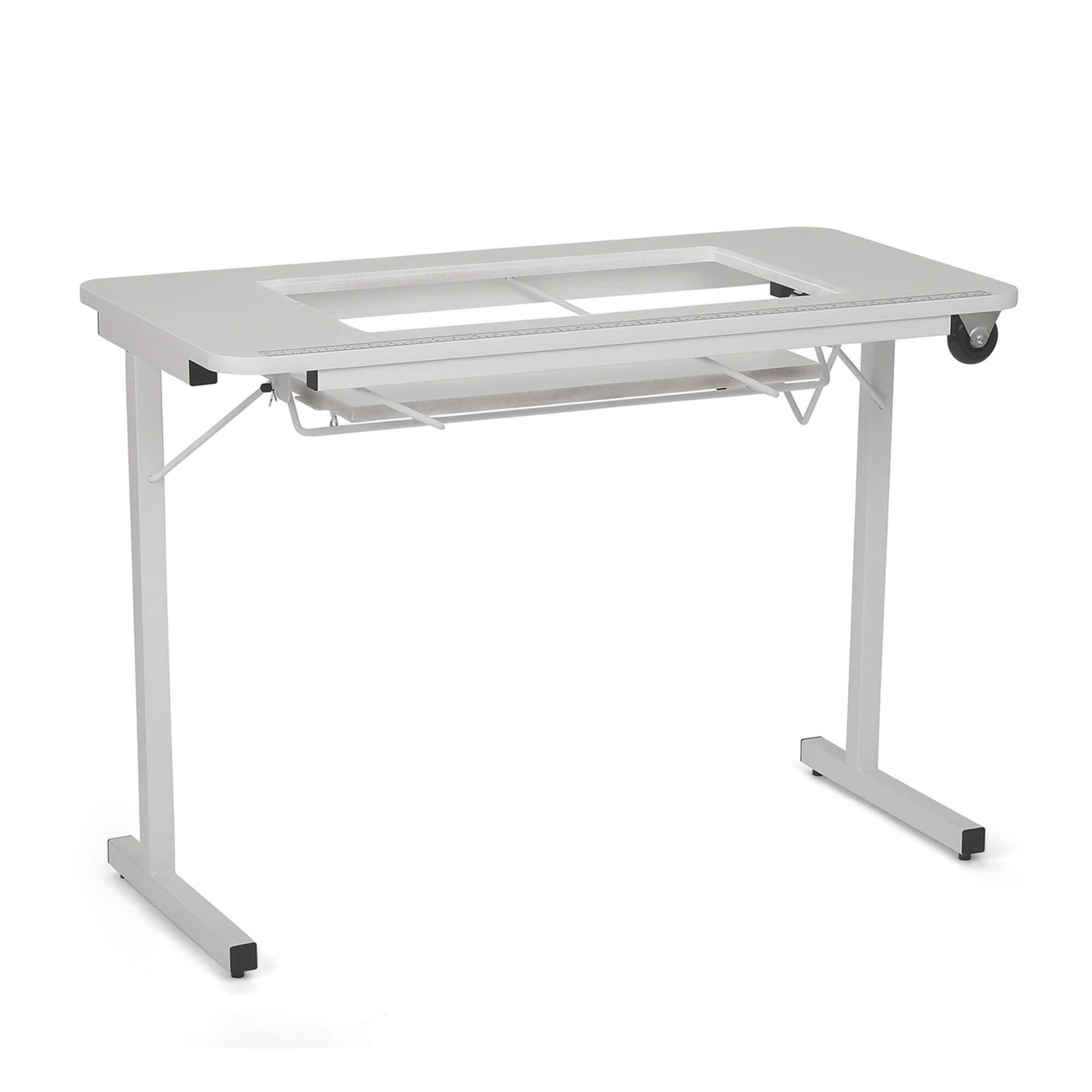 folding sewing table with storage foldable