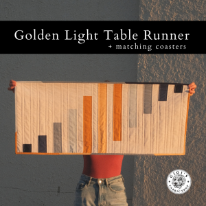 Golden Light Table Runner