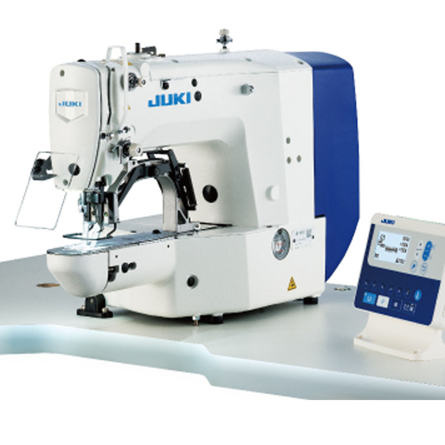 JUKI LK-1900-BNS Computer Controlled High Speed Bartacking Industrial  Sewing Machine With Table and Servo Motor