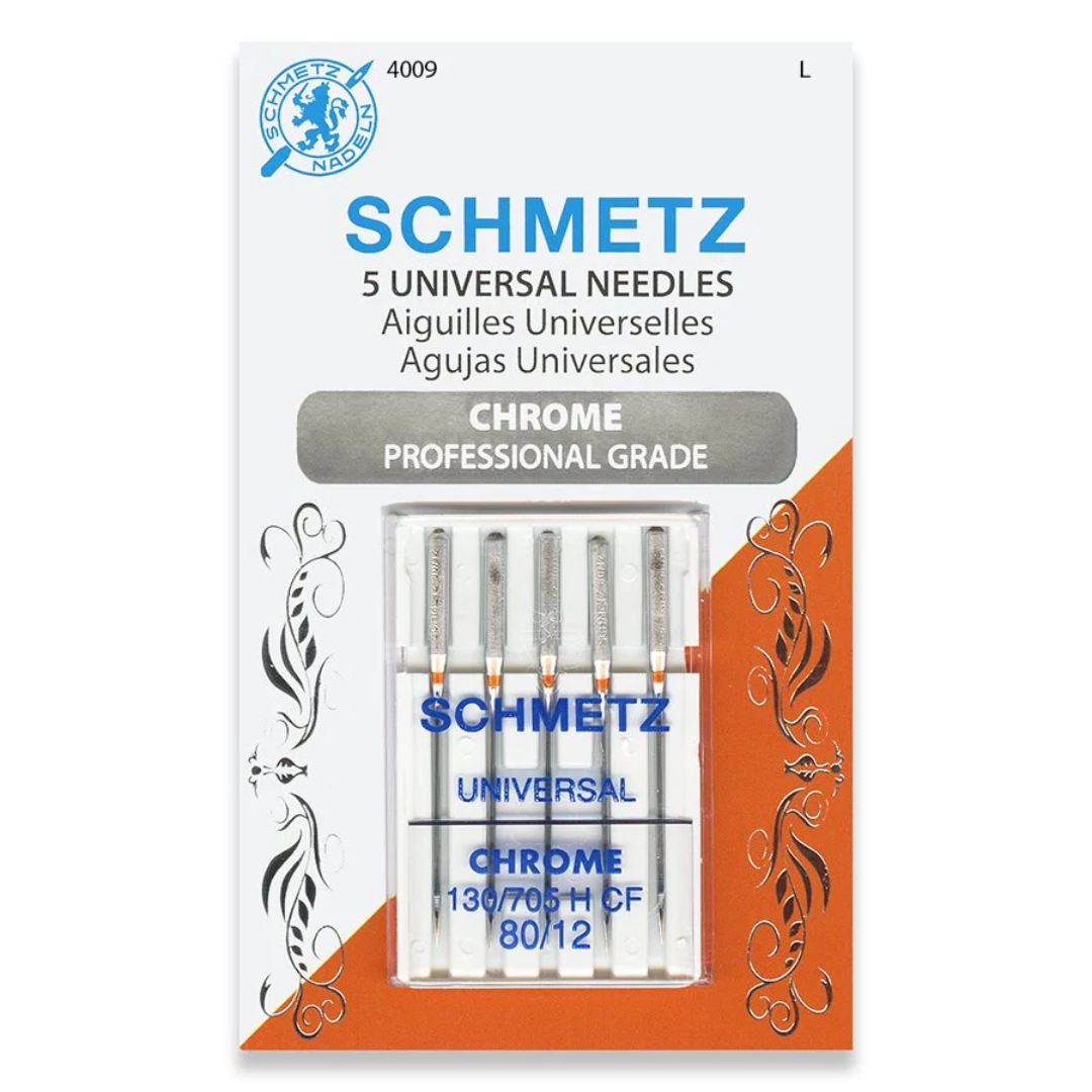 SCHMETZ Size Needle Chrome Universal Sz 80/12 10pc