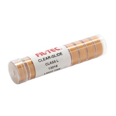 clear glide style l 115yds light tan tubes 13016