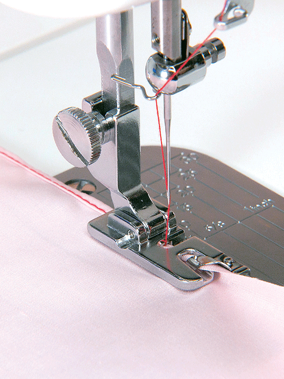How to Use a Rolled Hem Presser Foot :: by Babs at Fiery Phoenix 
