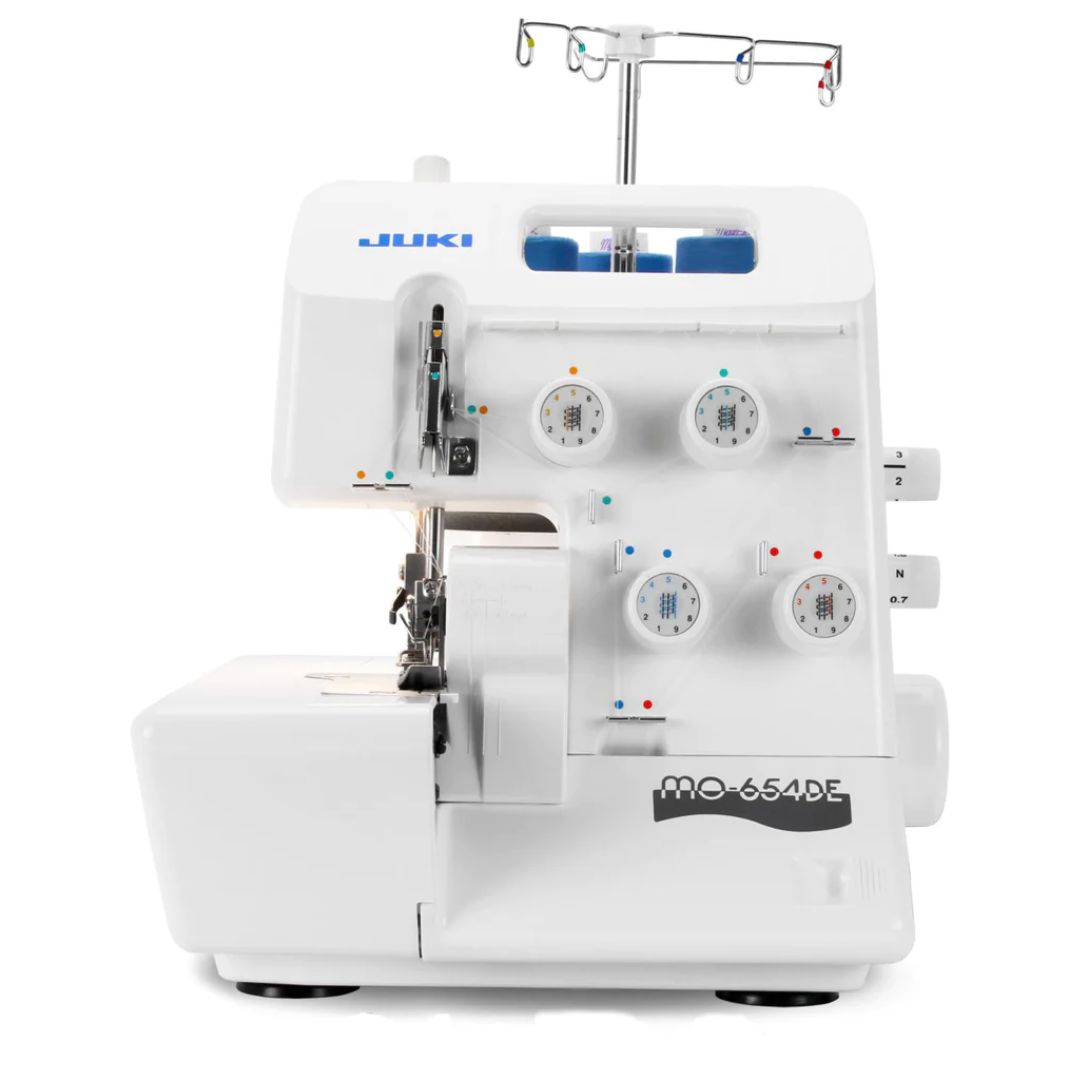 JUKI MO600N Series, MO654DE Portable Thread Serger Sewing Machine, White 