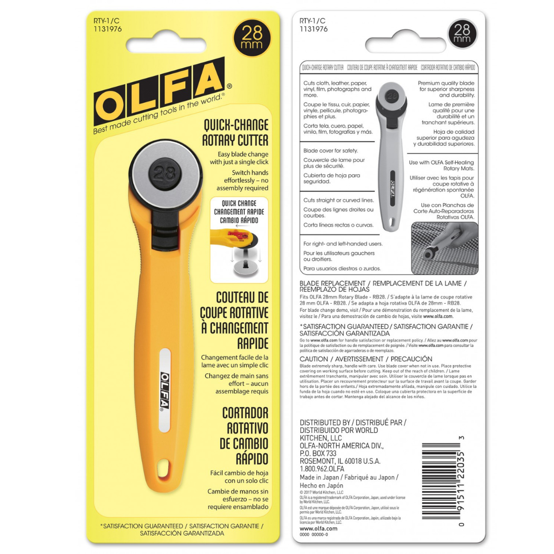 OLFA Rotary Cutters - Standard - 28mm